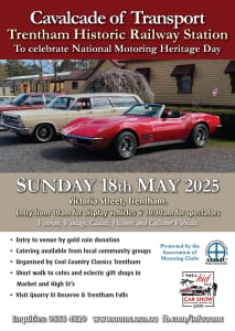 Home December 6, 2023 National Heritage Motoring Day 2025 @ Trentham Railway Station