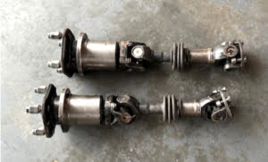 Full floater rear hubs with Mk1 drive shafts