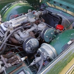 TR4A Engine Bay 1